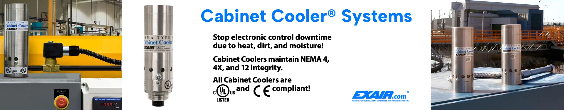 Exair Cabinet Cooler Systems