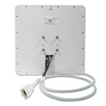 AccelTex ATS-02840 2.4/5/6 GHz 8 dBi 8 Element Indoor/Outdoor Patch Antenna with DART (1)