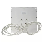 AccelTex ATS-02841 2.4/5/6 GHz 8 dBi 8 Element Indoor/Outdoor Patch Antenna with RPSMA (1)