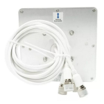 AccelTex ATS-03018 2.4/5 GHz 8/10 dBi 4 Element Indoor/Outdoor Patch Antenna with RPSMA V2 (1)