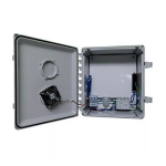 AccelTex ATS-00243 14x12x6 Heated & Cooled PoE Enclosure for 4 Element RPSMA External Antenna (1)