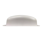 AccelTex ATS-00644 11.75" x 11.75" x 4" White ASA AP Cover (1)