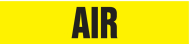 Accuform CRPK119SSB French Pipe Marker: Air (0)
