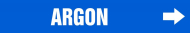 Accuform CRPK143SSD French Pipe Marker: Argon (0)