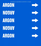 Accuform CRPK143STB French Pipe Marker: Argon (0)