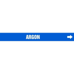 Accuform CRPK143STC French Pipe Marker: Argon (1)
