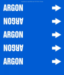Accuform CRPK143STC French Pipe Marker: Argon (0)