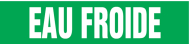 Accuform CRPK217SSD French Pipe Marker: Eau Froide (0)