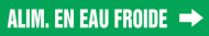 Accuform CRPK223STA French Pipe Marker: Alim. En Eau Friode (0)