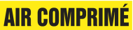 Accuform CRPK225STB French Pipe Marker: Air Comprimé (0)