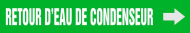 Accuform CRPK243SSD French Pipe Marker: Retour D'Eau De Condenseur (0)