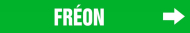 Accuform CRPK329SSB French Pipe Marker: Fréon (0)