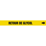 Accuform CRPK365SSA French Pipe Marker: Retour De Glycol (0)