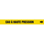 Accuform CRPK415SSA French Pipe Marker: Eau À Haute Pression (0)