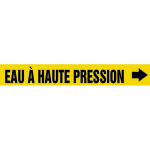 Accuform CRPK415SSH French Pipe Marker: Eau À Haute Pression (0)