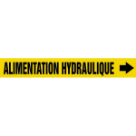 Accuform CRPK447SSH French Pipe Marker: Alimentation Hydraulique (0)