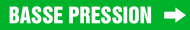 Accuform CRPK482SSB French Pipe Marker: Basse Pression (0)