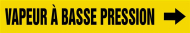 Accuform CRPK499SSB French Pipe Marker: Vapeur À Basse Pression (0)