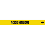 Accuform CRPK529STA French Pipe Marker: Acide Nitrique (1)