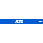 Accuform CRPK533SSA French Pipe Marker: Azote (0)