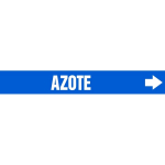 Accuform CRPK533SSH French Pipe Marker: Azote (0)