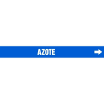 Accuform CRPK533STA French Pipe Marker: Azote (1)