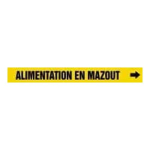 Accuform CRPK544SSH French Pipe Marker: Alimentation En Mazout (1)