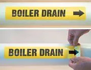 Accuform CRPK575SSA French Pipe Marker: Eau Potable (1)