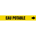 Accuform CRPK576SSH French Pipe Marker: Eau Potable (0)