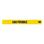 Accuform CRPK576SSH French Pipe Marker: Eau Potable (1)
