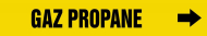 Accuform CRPK585STB French Pipe Marker: Gaz Propane (0)