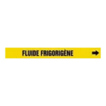Accuform CRPK598SSB French Pipe Marker: Fluide Frigorigène (1)