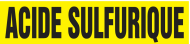 Accuform CRPK685SSH French Pipe Marker: Acide Sulfurique (0)