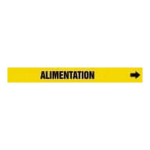 Accuform CRPK689SSH French Pipe Marker: Alimentation (1)