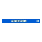 Accuform CRPK693SSH French Pipe Marker: Alimentation (1)