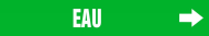 Accuform CRPK735SSB French Pipe Marker: Eau (0)