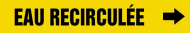 Accuform CRPK773STB French Pipe Marker: Eau Recirculée (0)