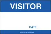 Accuform DNA102 Visitor Badge Roll Labels (1)