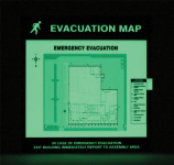 Accuform DTA204 Emergency Evacuation Signs Map Holders: In Case Of Emergency (0)