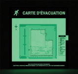 Accuform DTA210 Emergency Evacuation Signs Map Holders: In Case Of Emergency (0)
