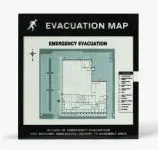 Accuform DTA231 Emergency Evacuation Signs Map Holders: In Case Of Emergency (1)