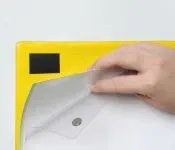 Accuform DTH204RD Color-Coded Magnetic Document Holder (3)