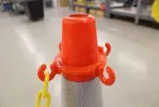 Accuform FBC110 Traffic Cone Accessories: Cone Chain Holder Kit (3)