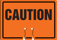 Accuform FBC752 Cone Top Warning Sign: Caution (0)