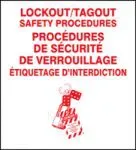 Accuform FBKSS146 Lockout Procedure Station 1 1/2" Binder (1)