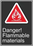Accuform FBMCSA140VS Safety Sign: Danger! Flammable Materials (1)