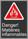 Accuform FBMCSA140VS Safety Sign: Danger! Flammable Materials (2)