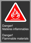 Accuform FBMCSA140VS Safety Sign: Danger! Flammable Materials (0)