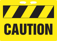Accuform FBR107 Rope Signs: Caution (0)