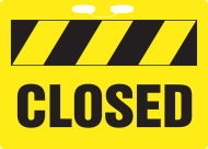 Accuform FBR109 Rope Signs: Closed (0)